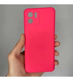 Силикон Original 360 Case Logo Xiaomi Redmi A2 / A1 (ShutCam) (Малиновый)