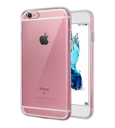 Силіконовий чохол WS для Apple iPhone 6 Plus  /  6s Plus (Прозорий)