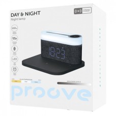 Беспроводное зарядное устройство-ночник Proove Day & Night (Dark gray)