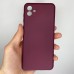 Силіконовий чохол Original Samsung Galaxy A04 (2022) (ShutCam) (Бордовий)
