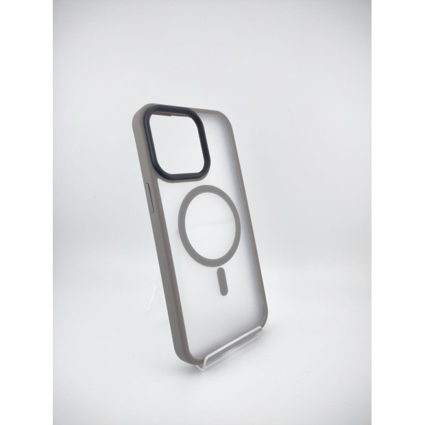 Чохол WAVE Matte Insane Case з MagSafe для iPhone 15 Pro Max (Сірий)