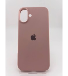 Силіконовий оригінальний чохол круглої форми для Apple iPhone 16 Plus (08) у кол..