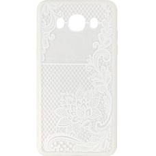 Силикон Pattern Samsung Galaxy J2 (2016) j200 (Белый)