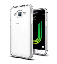 Силікон 6D Samsung Galaxy J3 (2016) J320 (Прозорий)