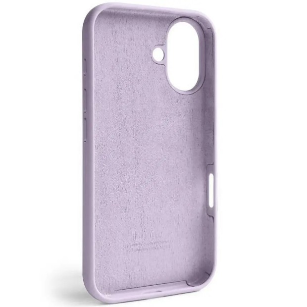 Силіконовий чохол Original Round для Apple iPhone 17 (71) Світлий Гліциній