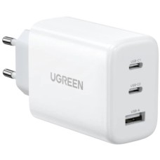 Зарядний пристрій UGREEN CD275 65W (1USB / 2Type-C) (білий)