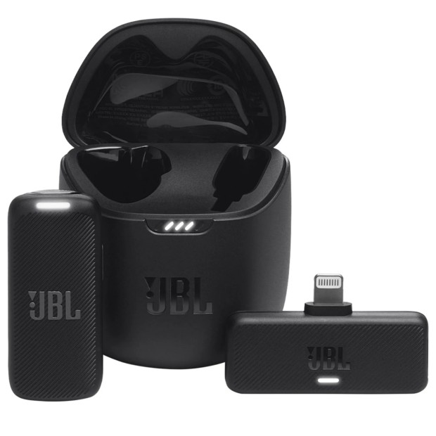 Беспроводной микрофон петличный JBL Quantum Stream Wireless (Lightning) (Чёрный) JBLSTRMWLLGHTBLK