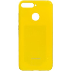 Силіконовий чохол Molan Shining для Huawei Y6 (2018)  /  Honor 7A Pro (Жовтий)