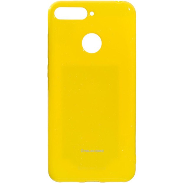 Силикон Molan Shining Huawei Y6 (2018) / Honor 7A Pro (Жёлтый)