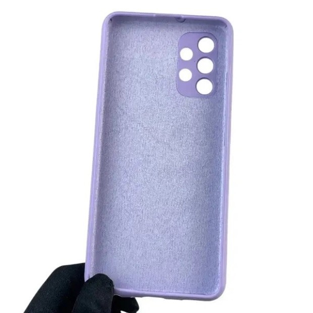 Силикон Original Samsung Galaxy A22 / M22 / M32 (ShutCam) (Фиолетовый)