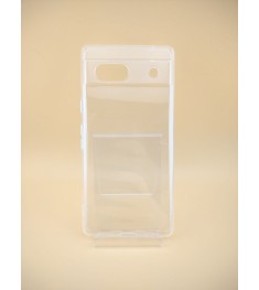 Силіконовий чохол WS Google Pixel 7a (ShutCam) (Прозорий)