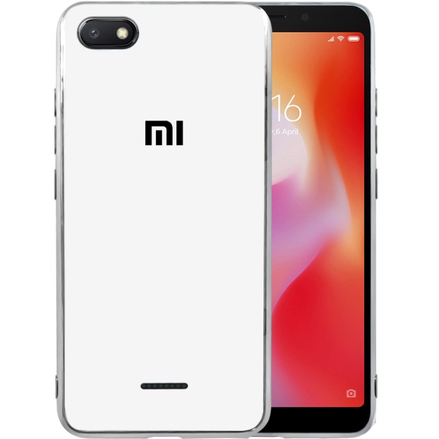 Накладка Glass Case Xiaomi Redmi 6A (белый)
