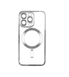 Чохол UMKU Shining з MagSafe для Apple iPhone 12 Pro Max (Сріблястий)