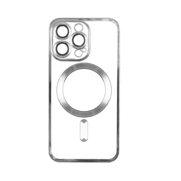 Чохол UMKU Shining з MagSafe для Apple iPhone 12 Pro Max (Сріблястий)