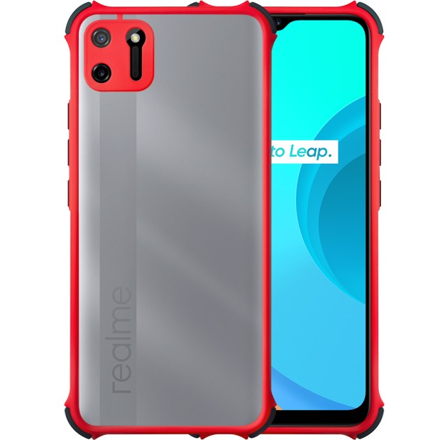 Armour Frame Case for Realme C11 (Red)