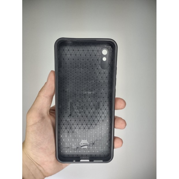 Чохол-накладка Ring Serge Armor Case для Xiaomi Redmi 9A (з захистом камери) (Синій)