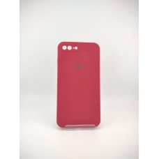 Силикон Original Square RoundCam Case Apple iPhone 7 Plus / 8 Plus (04) Rose Red