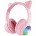 Беспроводные накладные наушники-гарнитура Proove Kids LumiCat (Pink)