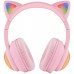 Беспроводные накладные наушники-гарнитура Proove Kids LumiCat (Pink)