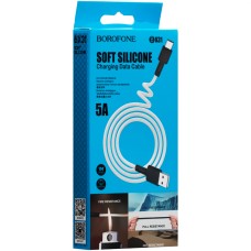 USB-кабель Borofone BX31 Silicone (MicroUSB) (Белый)