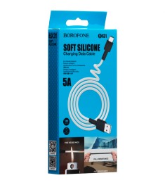 USB-кабель Borofone BX31 Silicone (MicroUSB) (Білий)
