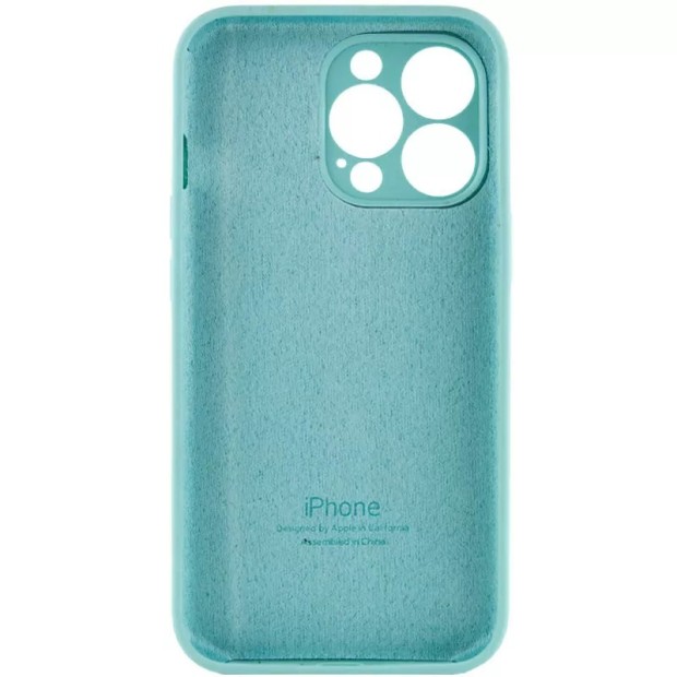 Силіконовий чохол Original RoundCam Case для Apple iPhone 13 Pro (49) Аквамарин.