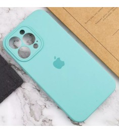 Силіконовий чохол Original RoundCam Case для Apple iPhone 13 Pro (49) Аквамарин...