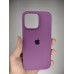 Силіконовий оригінальний чохол круглої форми для Apple iPhone 15 Pro Max (28) Brinjal.