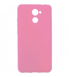 Силіконовий чохол iNavi Color для Huawei Y7 2017 (Рожевий)