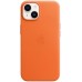 Чехол Leather Case with Magsafe Apple IPhone 14 (Orange) M