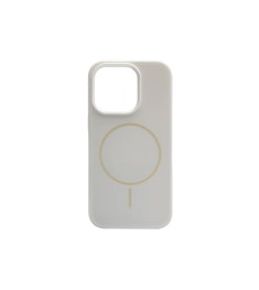 Силикон Original Round Case with MagSafe Apple iPhone 15 Pro Max (17) Antique Wh..