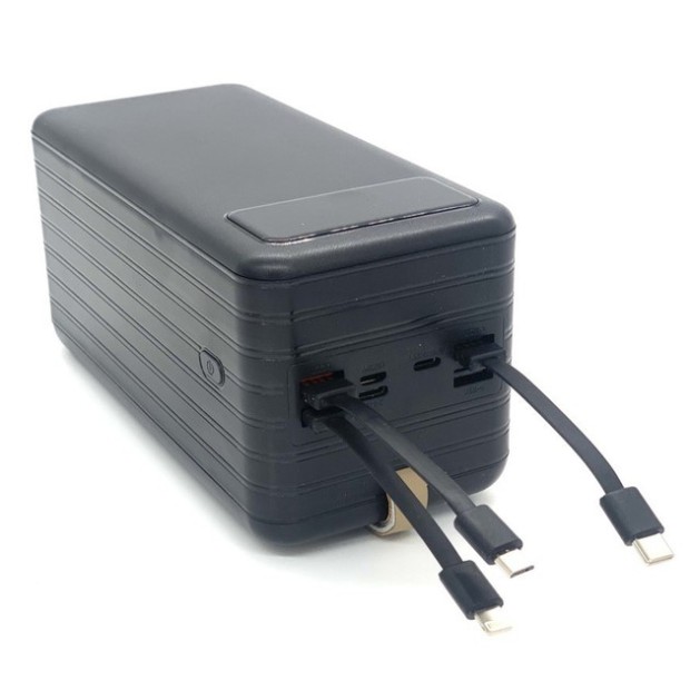 PowerBank Tornado PB08 80000mAh PD  /  QC 22.5W (4USB  /  1Type-C) (Чорний)