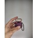 Чехол для наушников Full Silicone Case with Microfiber Apple AirPods (Dark Grape)