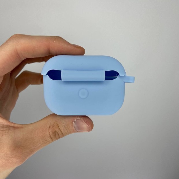 Чохол для навушників Full Silicone Case Apple AirPods Pro 2 (23) (Sea Blue)