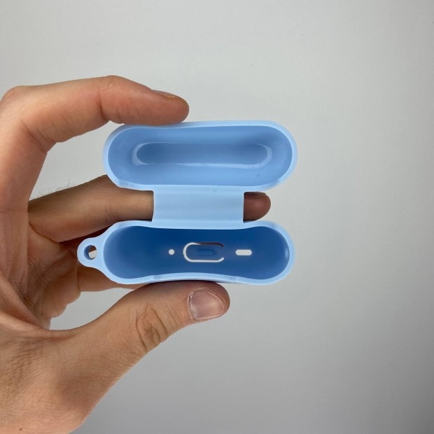 Чохол для навушників Full Silicone Case Apple AirPods Pro 2 (23) (Sea Blue)