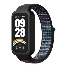 Ремешок Velcro Xiaomi Mi Band 9 Active (Black Purple) Ремешок Velcro Xiaomi Mi Band 9 Active (Black Purple)