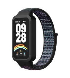 Ремінець Velcro Xiaomi Mi Band 9 Active (чорно-фіолетовий)