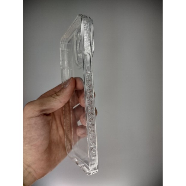 Case silicone Diamond Apple iPhone 13 Pro Max (Transparent)