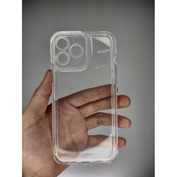 Case silicone Diamond Apple iPhone 13 Pro Max (Transparent)