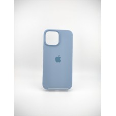 Силіконовий чохол з MagSafe для Apple iPhone 13 Pro Max (Blue Fog)