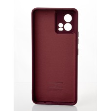 Силикон Original Motorola Moto G72 (ShutCam) (Бордовый)