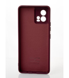 Силікон оригінальний Motorola Moto G72 (ShutCam) (Бордовий)