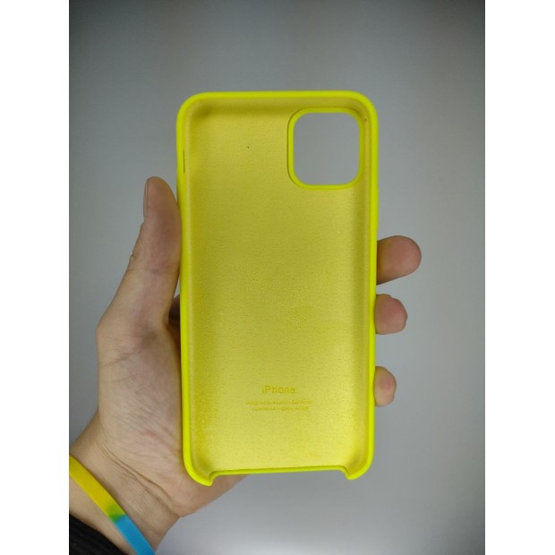 Силіконовий оригінальний чохол Apple для iPhone 11 Pro Max (Лайм)