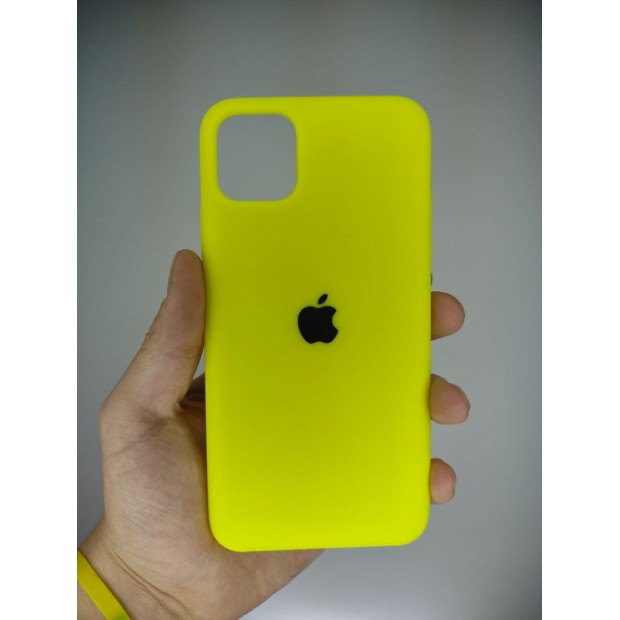 Силіконовий оригінальний чохол Apple для iPhone 11 Pro Max (Лайм)
