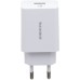 СЗУ-адаптер USB Borofone BA21A QC 3.0 18W + кабель Type-C (Белый)