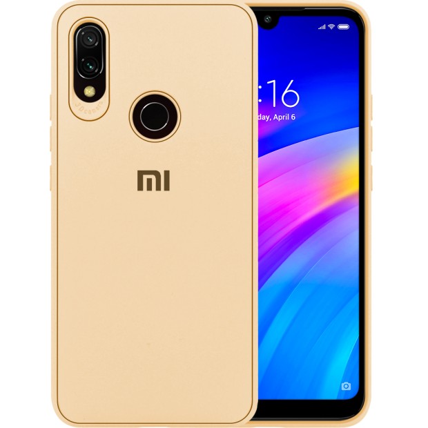 Силіконовий чохол Junket для Xiaomi Redmi 7 (Пудра)