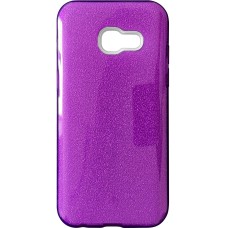 Силикон Glitter Samsung Galaxy A3 (2017) A320 (Фиолетовый)