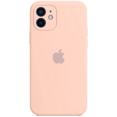 Силіконовий чохол Original RoundCam для Apple iPhone 12 (08) Рожевий Пісок