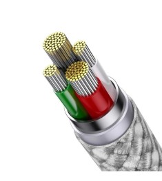 USB-кабель Baseus StarSpeed 3.5A (1.2м) (MicroUSB  /  Lightning  /  Type-C) (Біл..