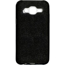 Силіконовий чохол Glitter для Samsung Galaxy J2 (2016) J200 (чорний)